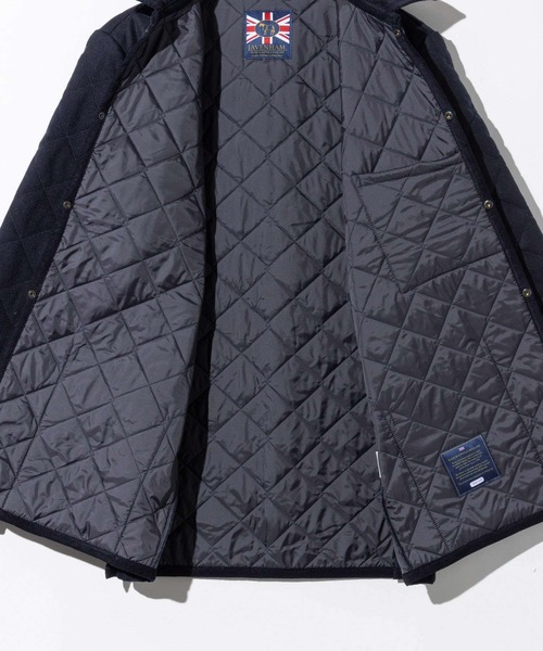 ダウンジャケット ダウン LAVENHAM WOOL DENHAM ラベンハム ウール デンハム キルティングジャケット メンズ レディースの画像