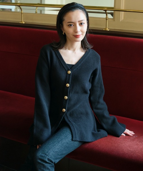 anuans（アニュアンス） カーディガン FREE グレー レディース