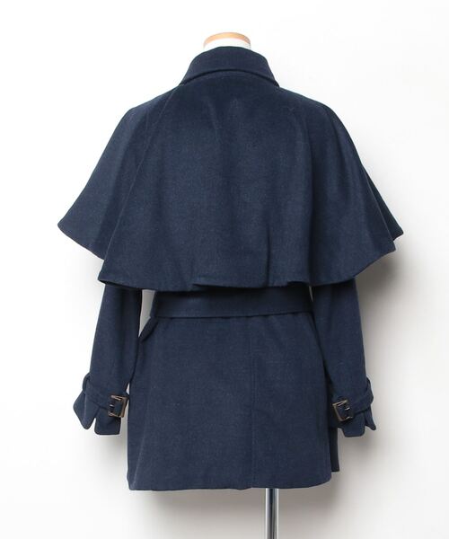 「FLICKA」 コート 1 ネイビー レディース_画像2