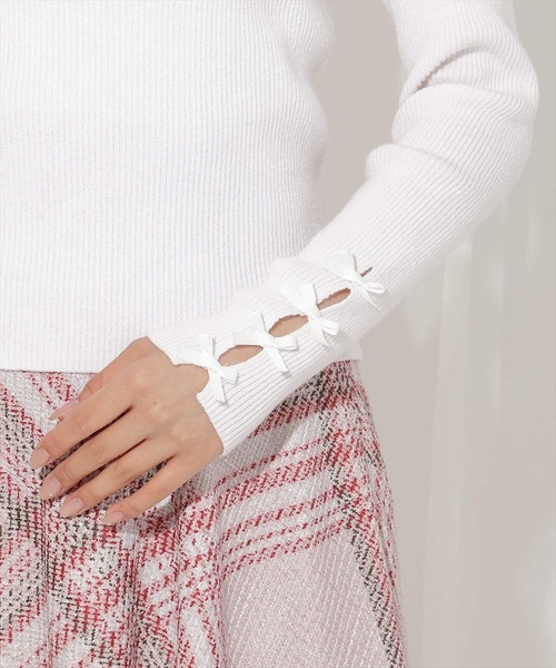 「WILLSELECTION」 タートルネックニット FREE オフホワイト レディース_画像6