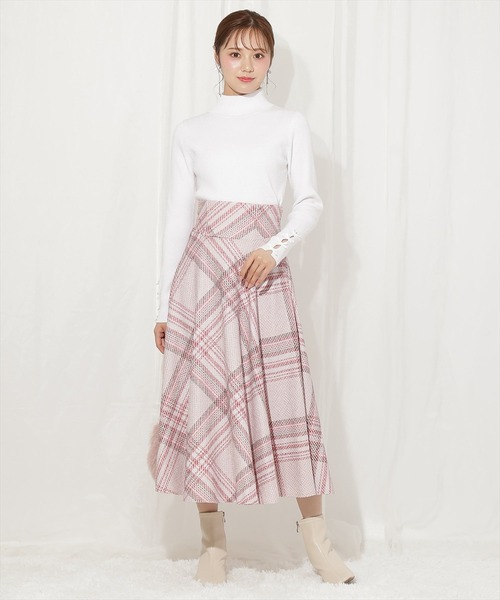 「WILLSELECTION」 タートルネックニット FREE オフホワイト レディース_画像7