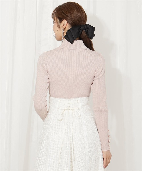 「WILLSELECTION」 タートルネックニット FREE オフホワイト レディース_画像9