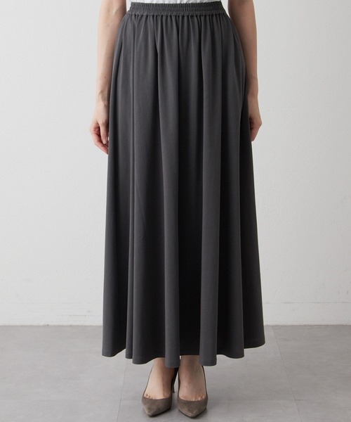 Whim Gazette（ウィム ガゼット） フレアスカート FREE グレー