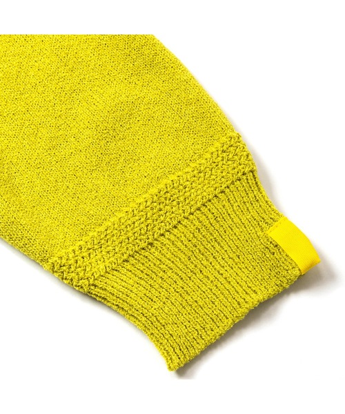 CALEE（キャリー） ニットカーディガン LARGE チャコールグレー メンズ