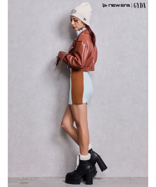 GYDA ハーフジップニット　ブルゾン SHOPLIST限定】GGハーフZIPニットトップス[品番：MKSW0067041]｜GYDA