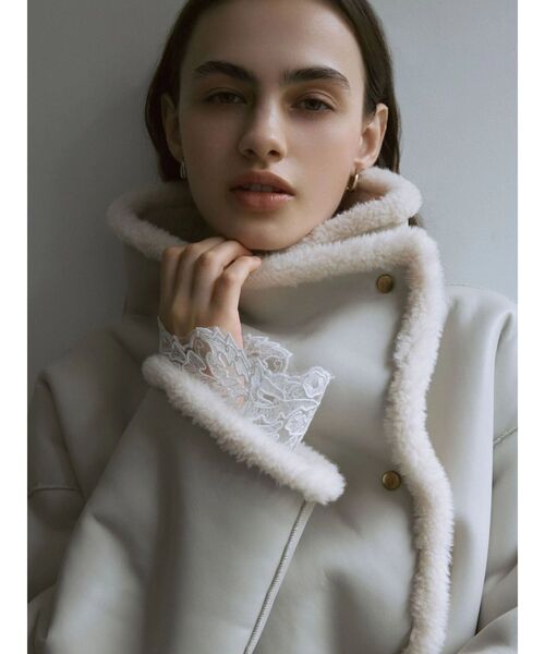 LAGUNAMOON（ラグナムーン） ムートンコート ボアコート フェイク