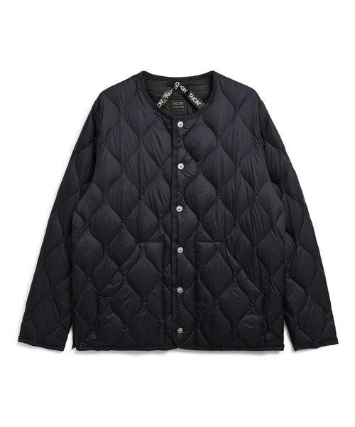 TAION（タイオン） ダウンジャケット 2XL ブラック メンズ : ZOZOTOWN