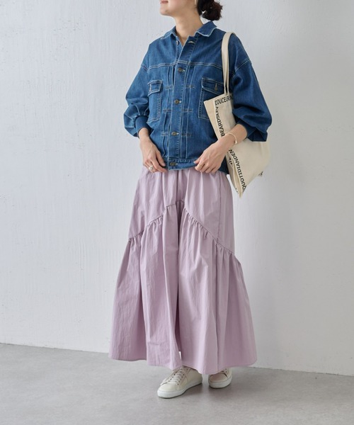 BEARDSLEY（ビアズリー） フレアスカート FREE パープル レディース