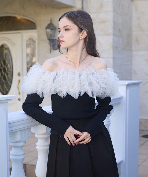 EIMY ISTOIRE（エイミーイストワール） ニット セーター チュール