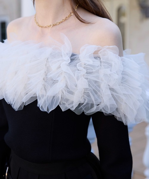 EIMY ISTOIRE（エイミーイストワール） ニット セーター チュール