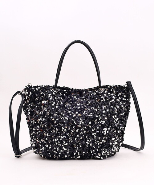 「COOCO」 2WAYバッグ FREE シルバー レディース_画像6