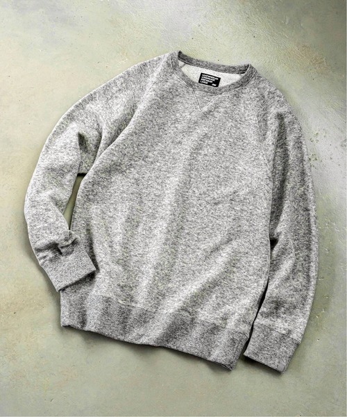 「LOOPWHEELER」 スウェットカットソー L ネイビー メンズ_画像3