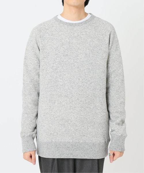 「LOOPWHEELER」 スウェットカットソー L ネイビー メンズ_画像6