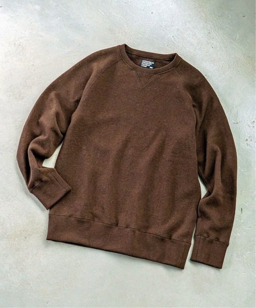 「LOOPWHEELER」 スウェットカットソー L ネイビー メンズ_画像8