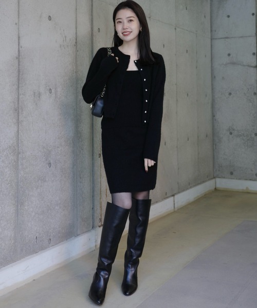 anuans ウールニット セットアップ anuans（アニュアンス） セットアップ ヤクウールニットセット