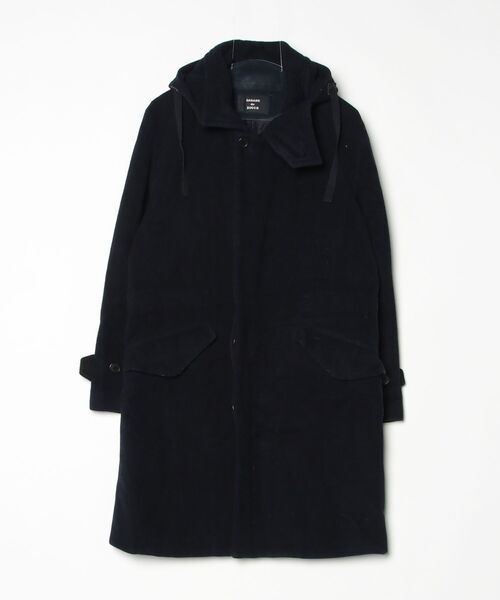CABANE de zucca フード付コート CABANE de ZUCCa（カバンドズッカ） コート S size ネイビー メンズ