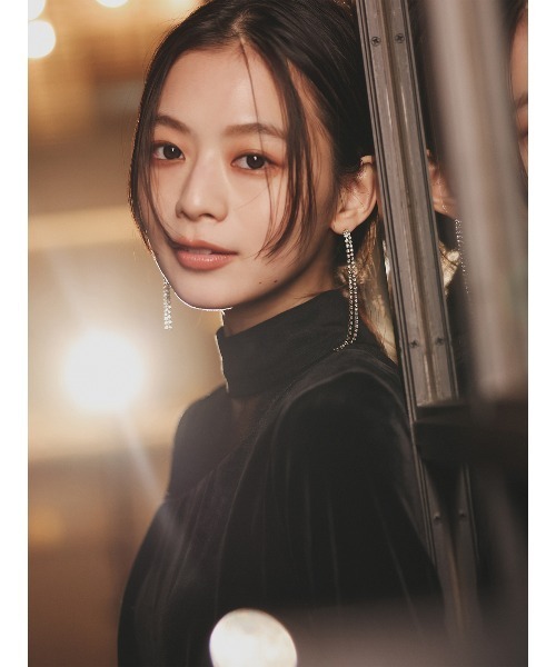 anuans（アニュアンス） ワンピース シアーコンビタイトワンピース