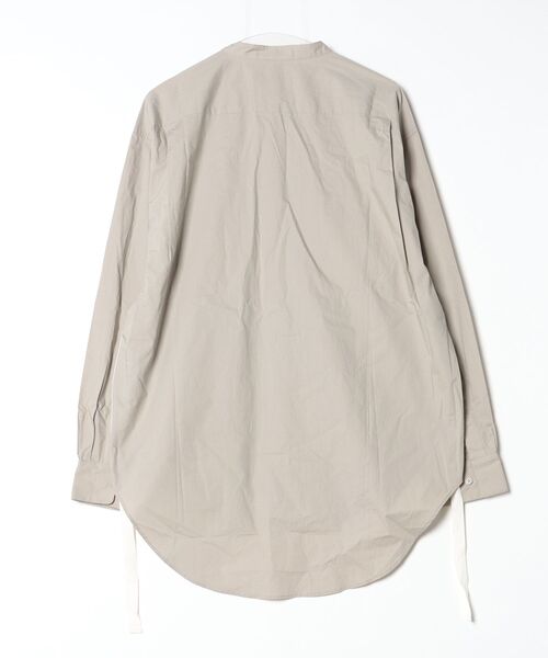 「AIMNAIM」 長袖シャツ MEDIUM ライトグレー メンズ_画像2