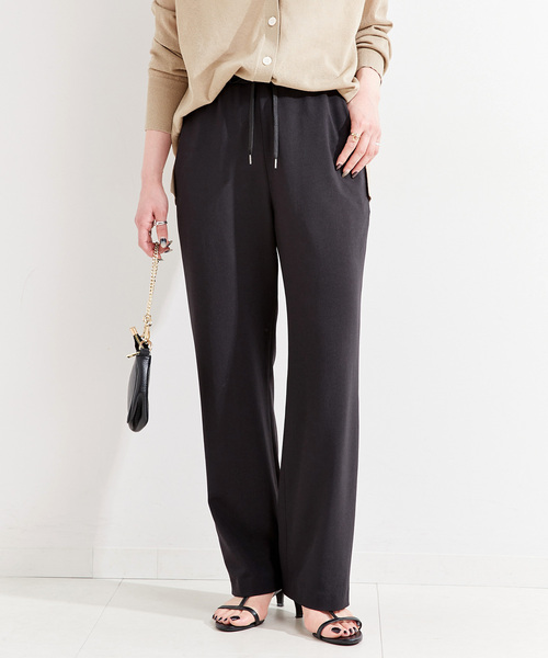 「B.C STOCK」 「Simplicite」イージーパンツ FREE ブラック レディース_画像6