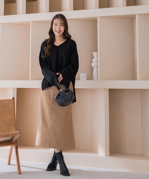 「VICKY」 長袖ニット M ピンク レディース_画像7