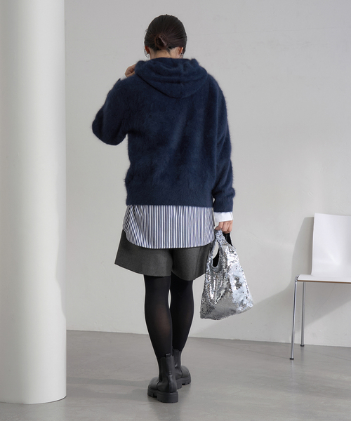 IENA（イエナ） パンツ ウォッシャブルサキソニーウールショートパンツ