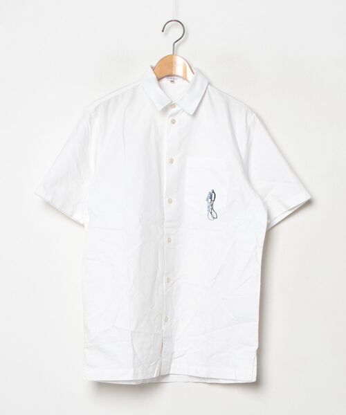 CARVEN（カルヴェン） 半袖シャツ 37 ホワイト メンズ : ZOZOTOWN 