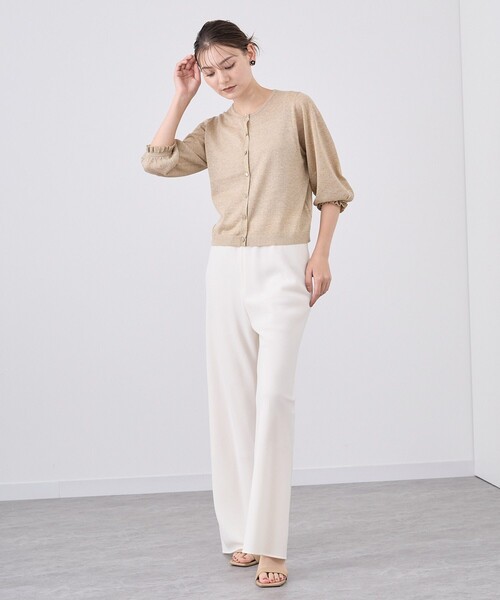 「ANAYI」 ニットカーディガン 36 ピンク レディース_画像3