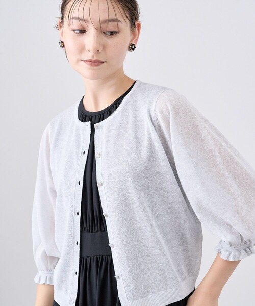 「ANAYI」 ニットカーディガン 36 ピンク レディース_画像7