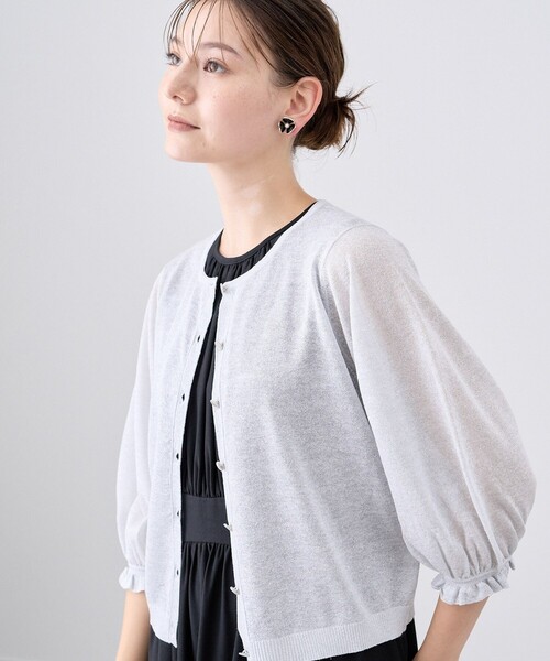 「ANAYI」 ニットカーディガン 36 ピンク レディース_画像8