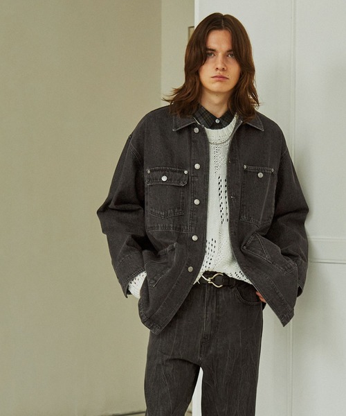 EMMA CLOTHES（エマクローズ） デニムジャケット M グレー メンズ