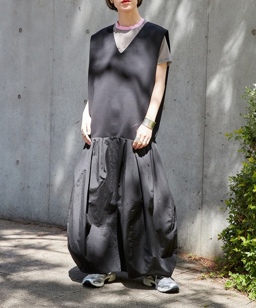 CITYSHOP（シティショップ） ドッキングワンピース 36 ブラック