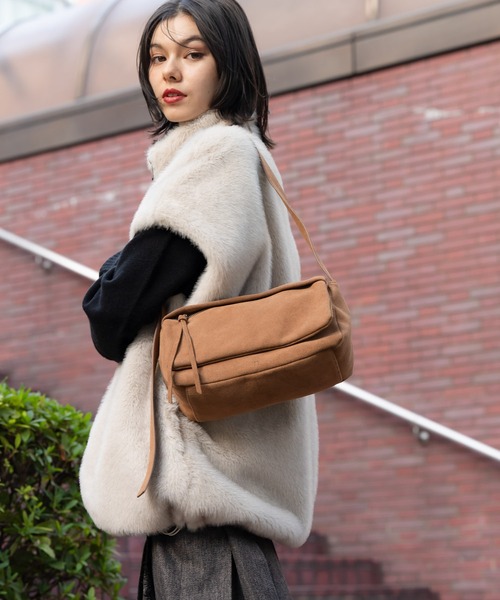 niko and…（ニコアンド） ショルダーバッグ 0 ブラウン レディース