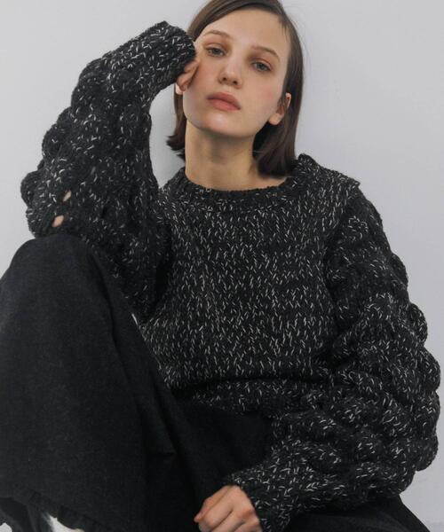 LAATO（ラート） ニット セーター lantern long sleeve knit