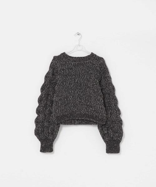 LAATO（ラート） ニット セーター lantern long sleeve knit