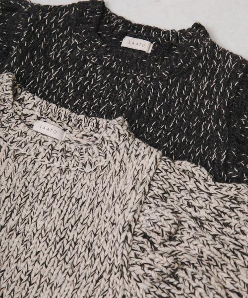 LAATO（ラート） ニット セーター lantern long sleeve knit
