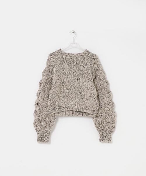 LAATO（ラート） ニット セーター lantern long sleeve knit