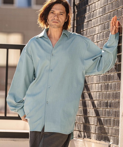 CAMBIO（カンビオ） シャツ ms6380-Long Length Shirts ロングシャツ