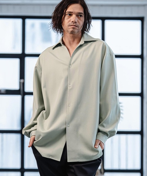 CAMBIO（カンビオ） シャツ ms6380-Long Length Shirts ロングシャツ