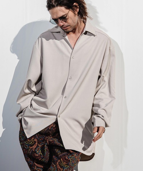 CAMBIO（カンビオ） シャツ ms6380-Long Length Shirts ロングシャツ