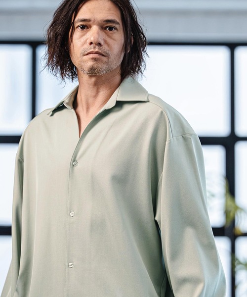 CAMBIO（カンビオ） シャツ ms6380-Long Length Shirts ロングシャツ