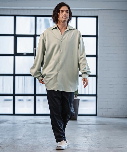 CAMBIO（カンビオ） シャツ ms6380-Long Length Shirts ロングシャツ