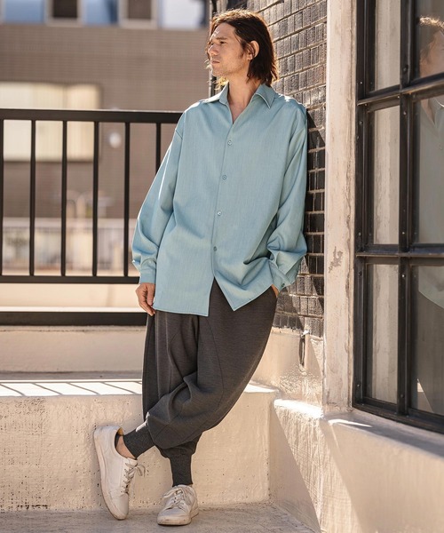 CAMBIO（カンビオ） シャツ ms6380-Long Length Shirts ロングシャツ