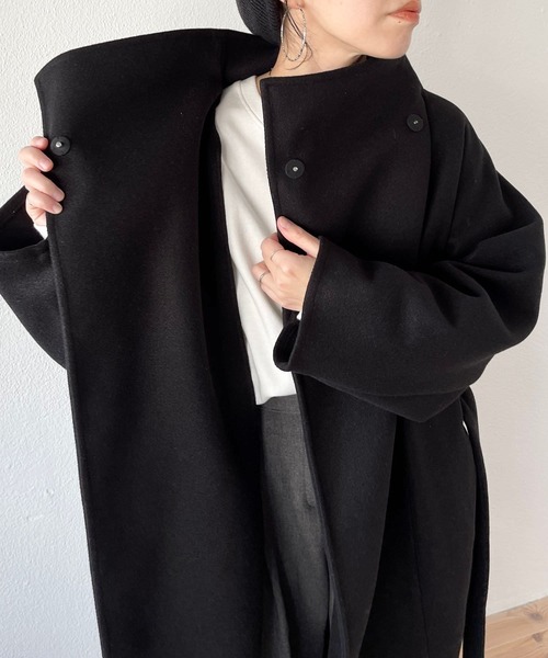 「wee9s」 コート FREE ベージュ レディース_画像3