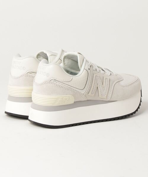 「New Balance」 ローカットスニーカー 24cm グレー レディース_画像3