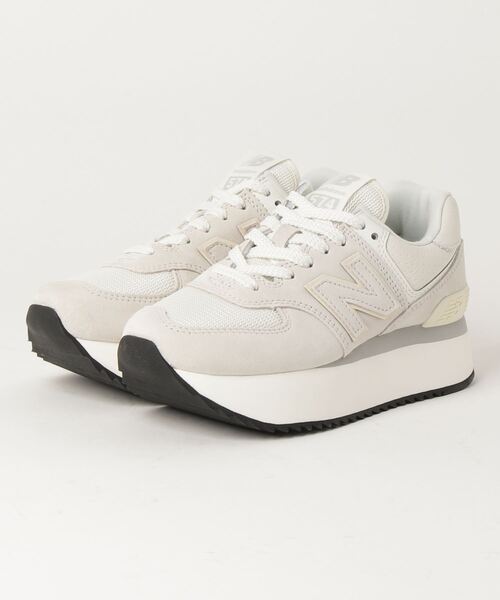 「New Balance」 ローカットスニーカー 24cm グレー レディース_画像6