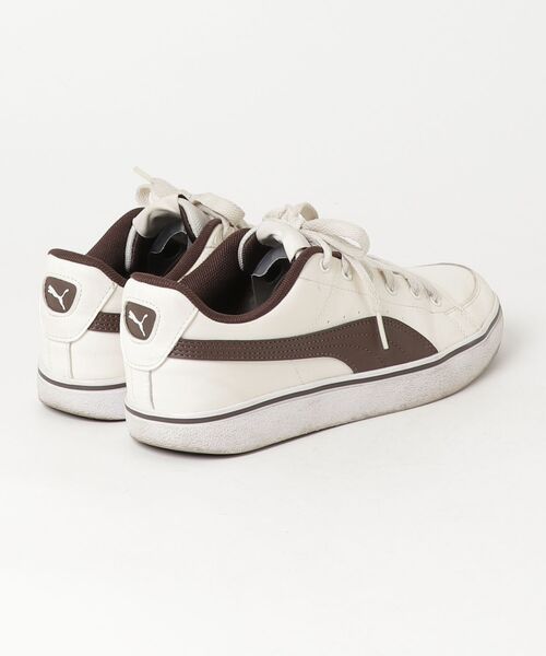 「PUMA」 ローカットスニーカー 25.0cm ホワイト レディース_画像2