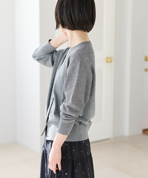 カーディガン 「新色あり/追加2」LEVITAロングスリーブカーディガン レディースの画像