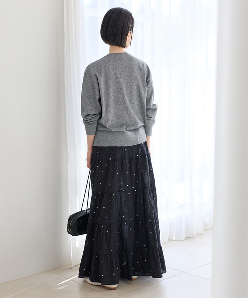 カーディガン 「新色あり/追加2」LEVITAロングスリーブカーディガン レディースの画像