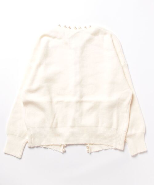 「MAISON DE THERESE」 ニットカーディガン FREE ブラック レディース_画像2