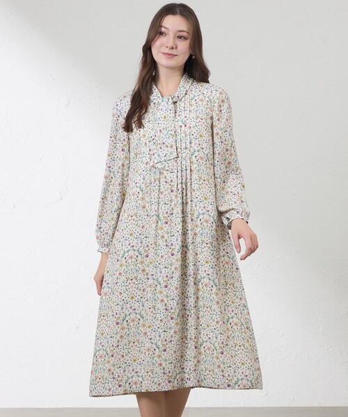 AMACA（アマカ） ワンピース 「LIBERTY」ARCHWAY ボウタイワンピース